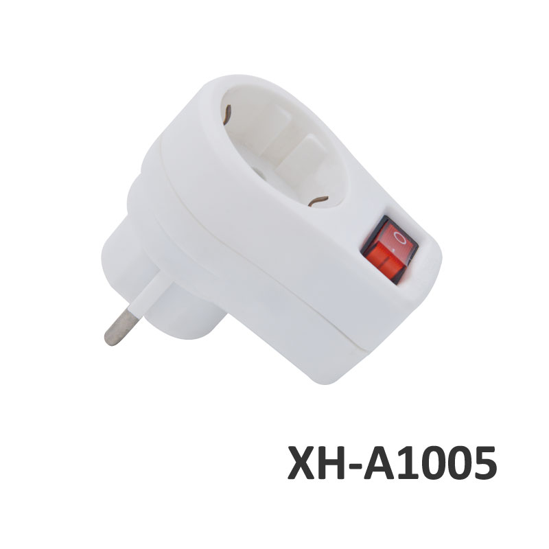 One socket with switch Adapter XH-A1005