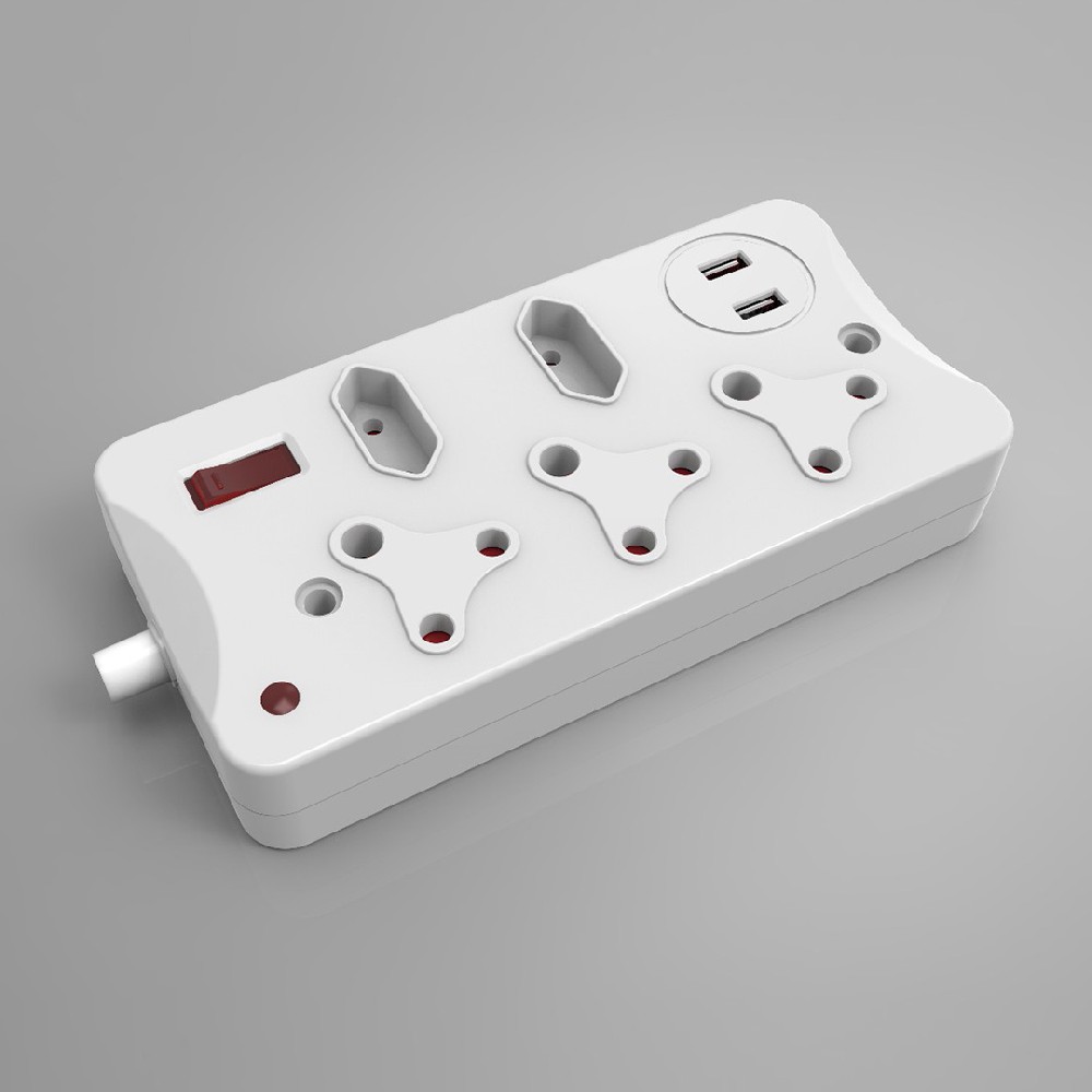 5 WAYS SA MULTIPLUG ELECTRICAL SOCKETS WITH USB CHARGING