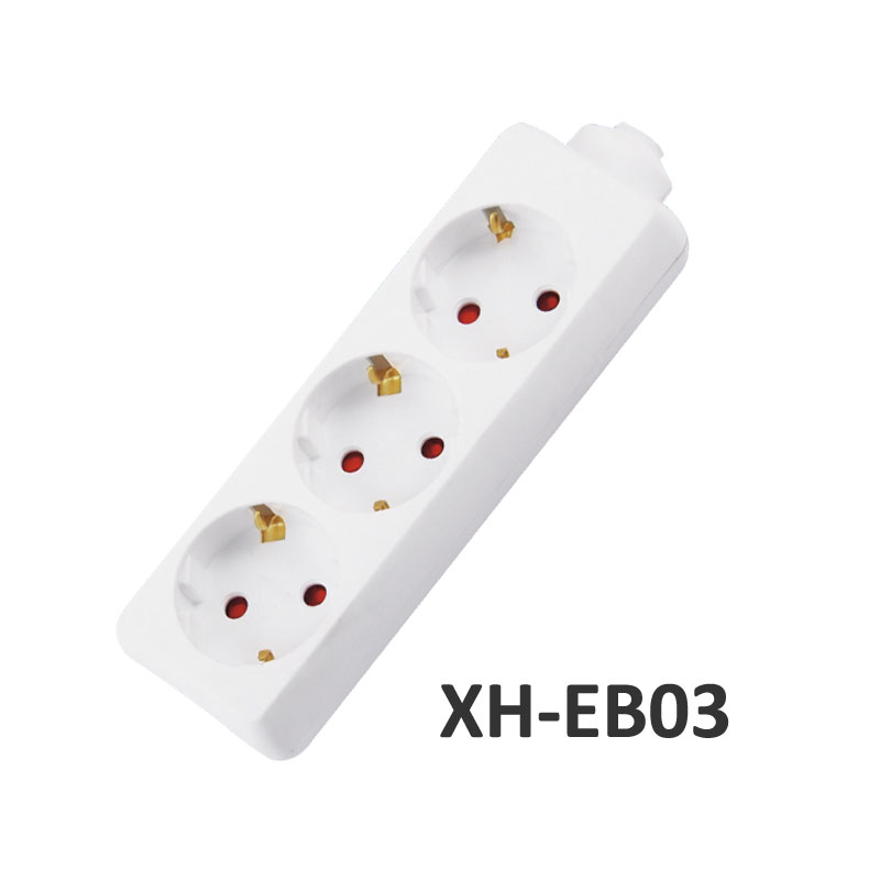 3 ways European type Extension Socket XH-EB03