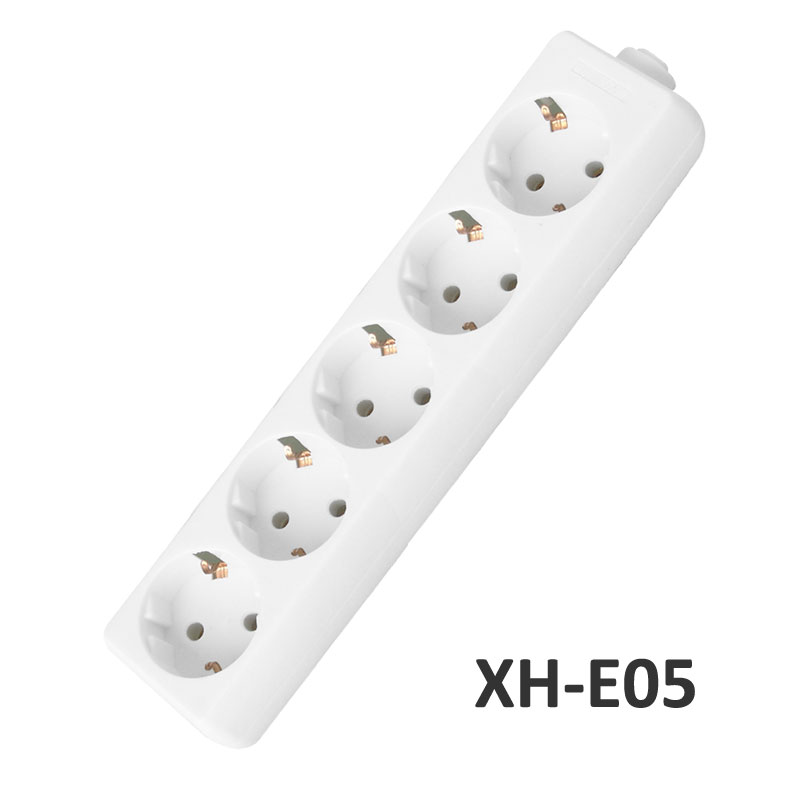 5 ways European type Extension Socket 10A XH-E05