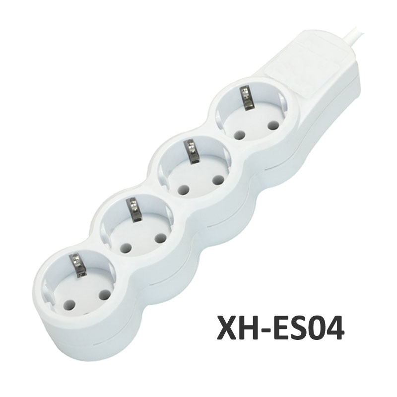 4 ways European type Extension Socket XH-ES04