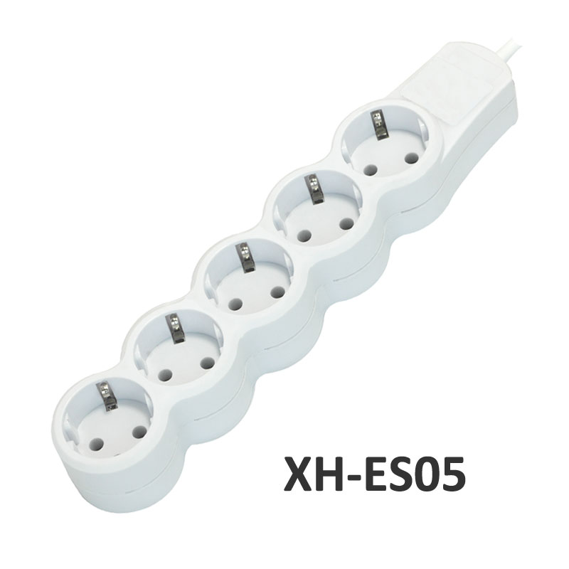 5 ways European type Extension Socket XH-ES05