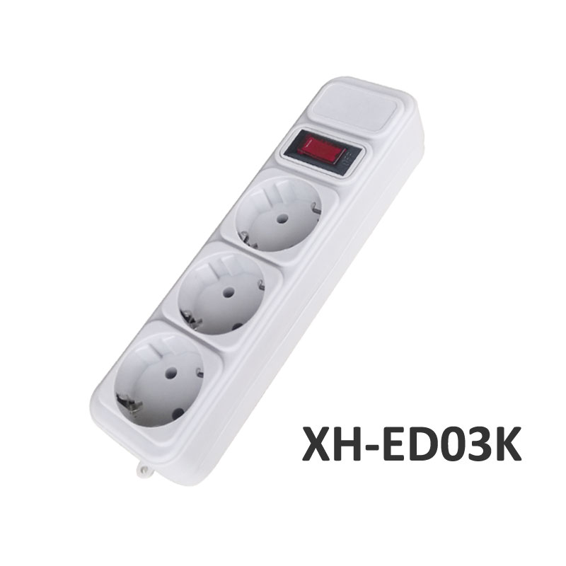 3 ways European type basic surge protector XH-ED03K