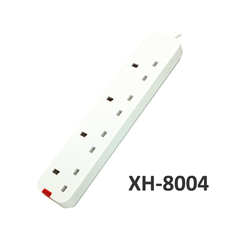 4 WAY British type Extension socket XH-8004