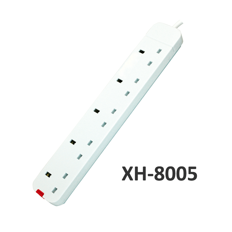 5 WAY British type Extension socket XH-8005