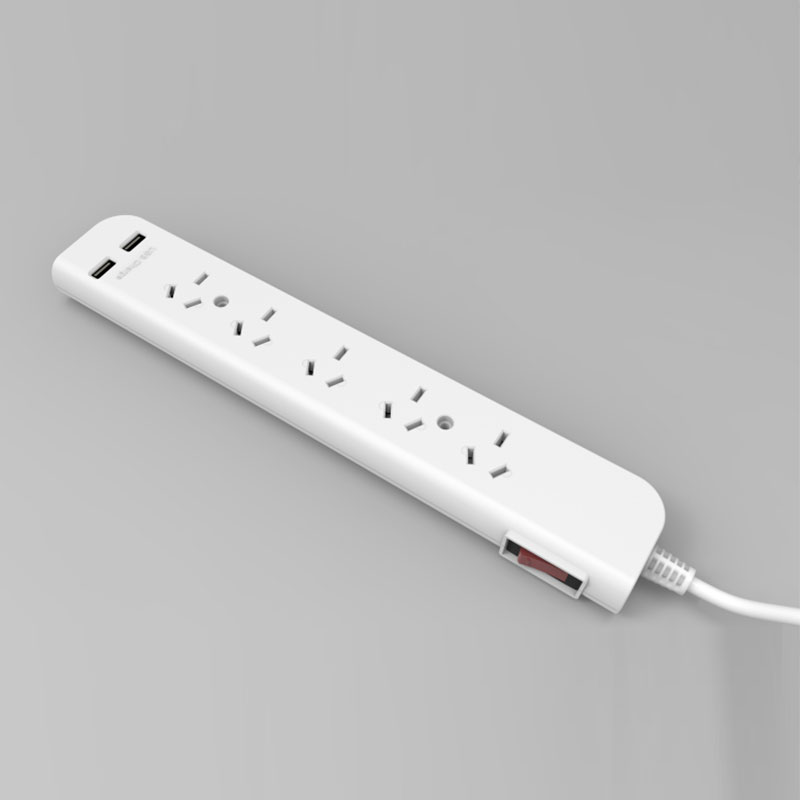 5 ways Argentina type multiplug extension socket with USB charging