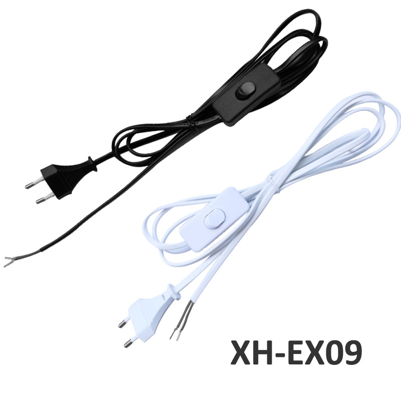 Power cord with switch on wire XH-EX09