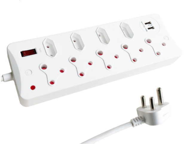 9-Oultet SA type Multiplugs with USB Ports