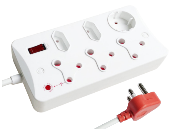 6-Oultet SA type Surge Protection Multiplugs