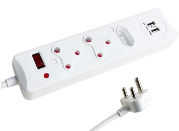 3-Oultet SA type Multiplugs with USB Ports