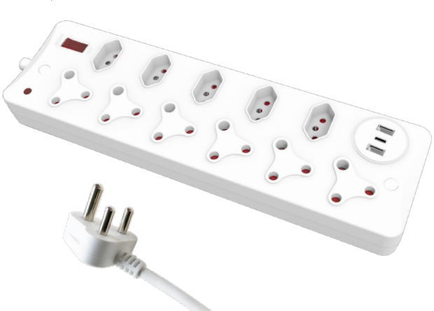 11-Oultet SA type Multiplugs with USB Ports