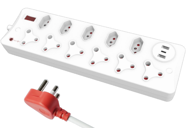 11-Oultet SA type Surge Protection Multiplugs with USB Ports