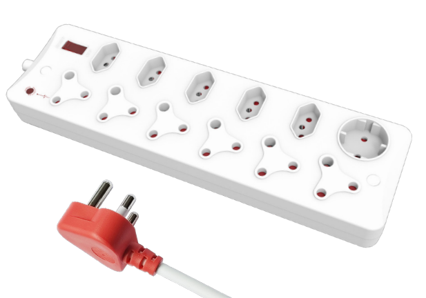 12-Oultet SA type Surge Protection Multiplugs