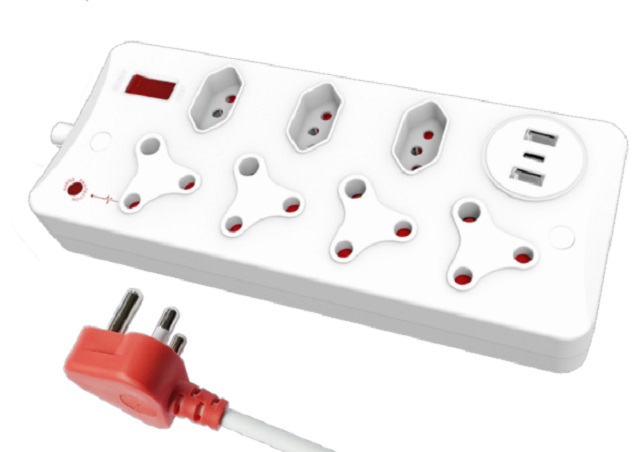 7-Oultet SA type Surge Protection Multiplugs with USB Ports