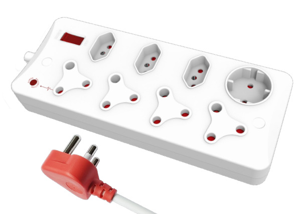 8-Oultet SA type Surge Protection Multiplugs