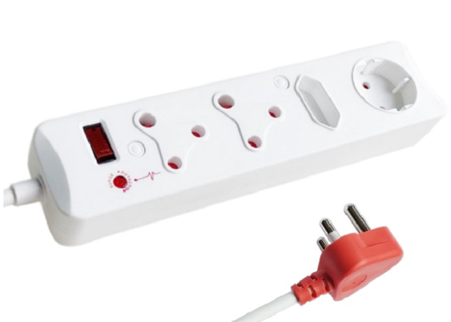 4-Oultet SA type Surge Protection Multiplugs